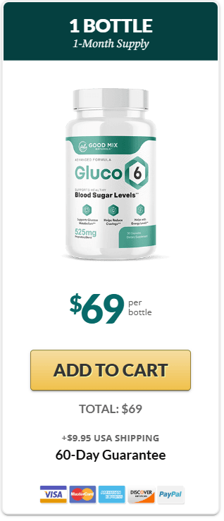 Gluco6 1 bottle