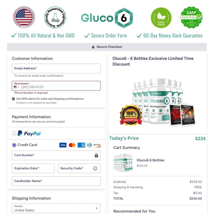Gluco6-Secure-Checkout
